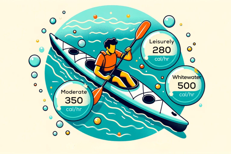 How many calories does kayaking burn